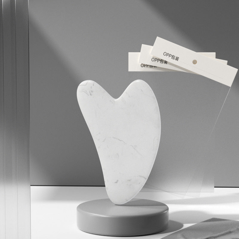 Rose Quartz Facial Roller and Gua Sha Glow Set