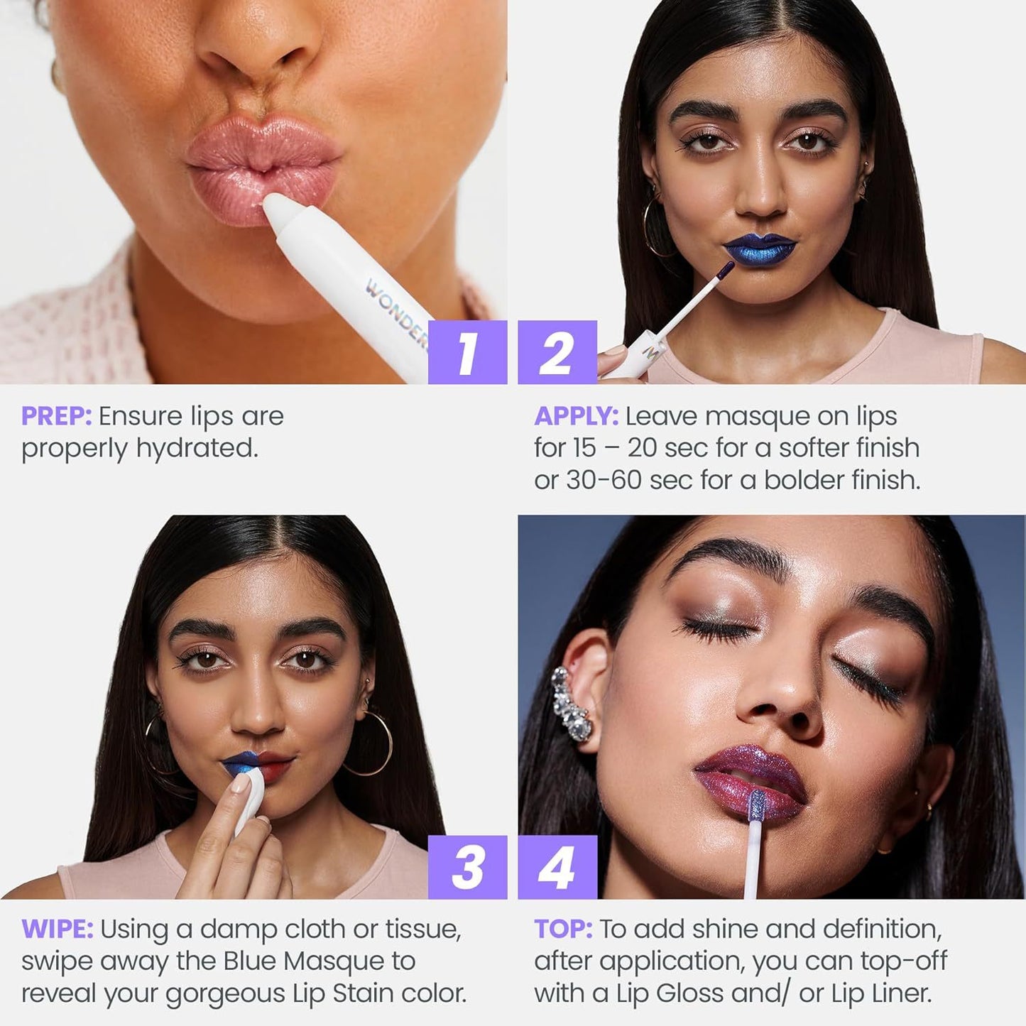 Peel Off Lip Stain Long Lasting Color No Smudge Formula