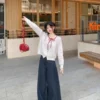Red Polka Dot Knitted Top