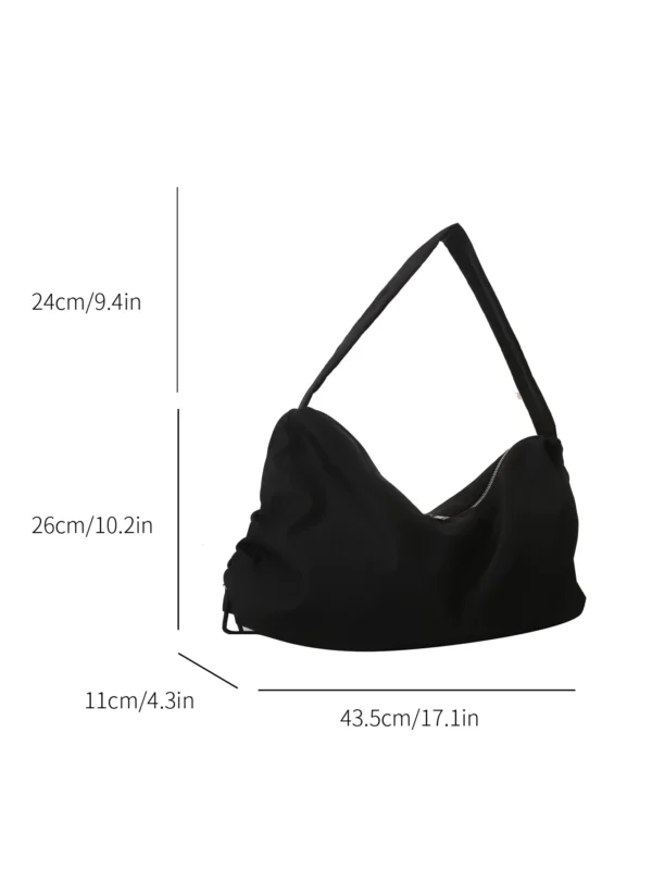 cn-11134301-7r98o-lp0ijp4ush5jd1.webp Fashion Solid Color Large Capacity All-Match Tote Bag Shoulder Commuter Bag