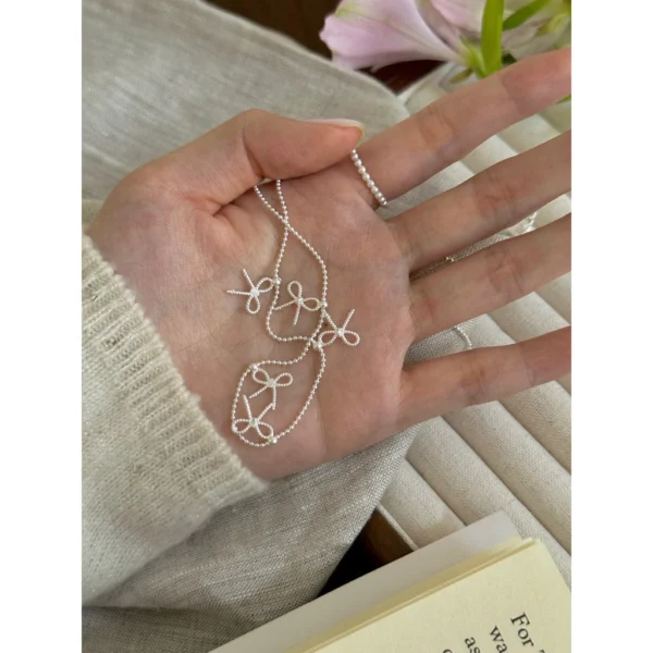 sg-11134201-7rdya-lxmr7u02pgekc5.webp Korea Dongdaemun Bow Necklace Female